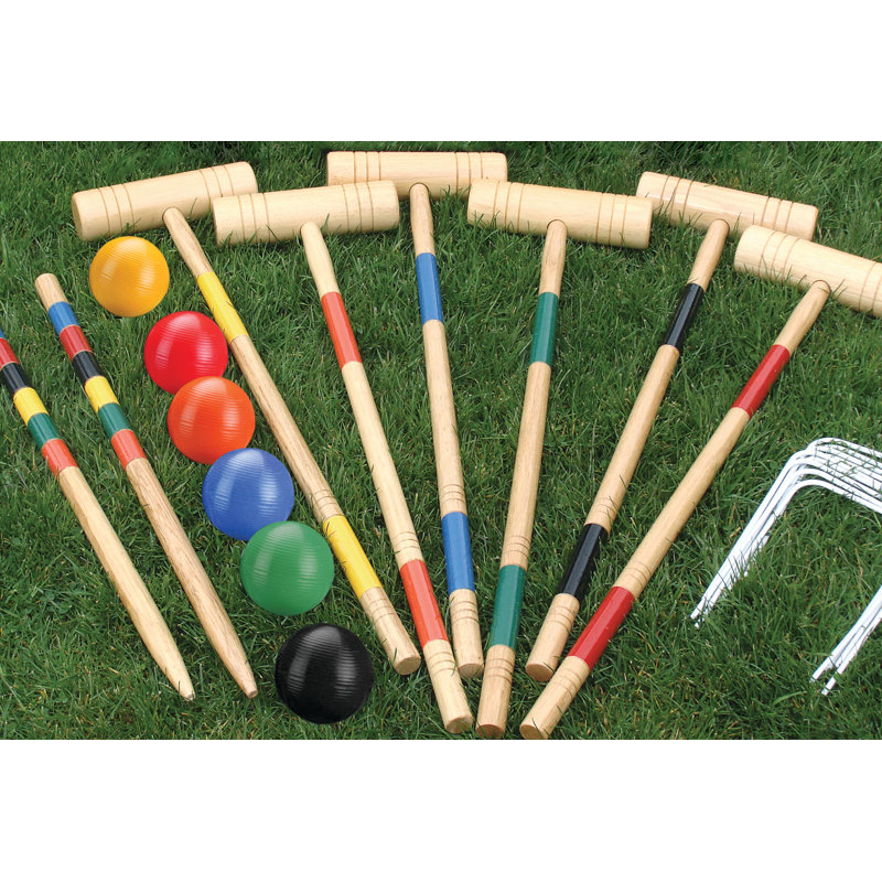 Baden Backyard Games Deluxe Combo Croquet Set & Reviews Wayfair